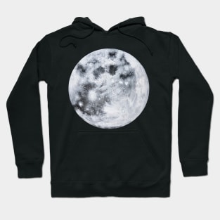 moon painting Hoodie